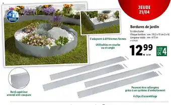 Lidl Bordures De Jardin offre