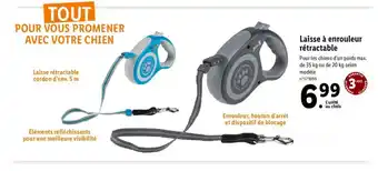 Lidl Laisse A Enrouleur Rétractable offre