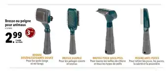 Lidl Brosse Ou Peigne Pour Animaux offre