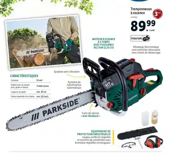Lidl Tronconneuse A Essence offre