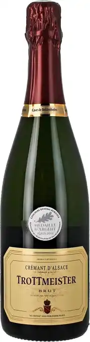 Match Trottmeister crémant d'alsace aop offre