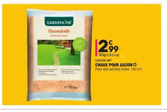 ALDI Chaux Pour Gazon offre