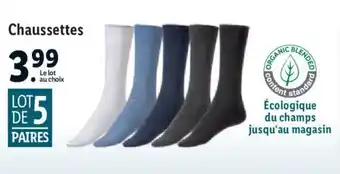 Lidl Chaussettes offre