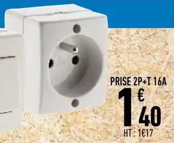 Brico Cash Prise 2P+T 16A offre