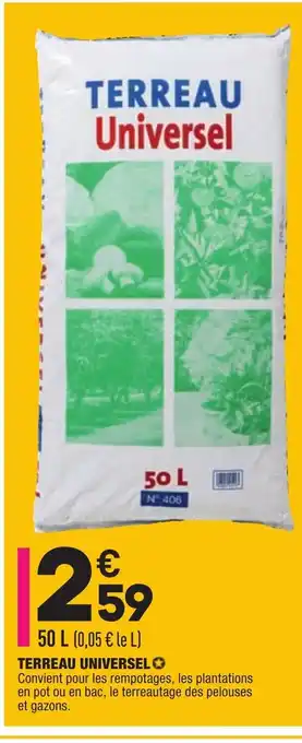 ALDI Terreau Universel offre