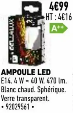 Brico Cash Ampoule LED offre