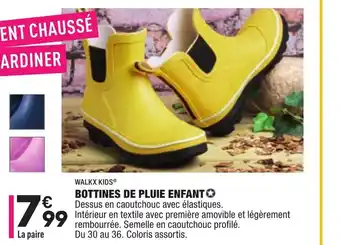 ALDI Bottines de Pluie Enfant offre