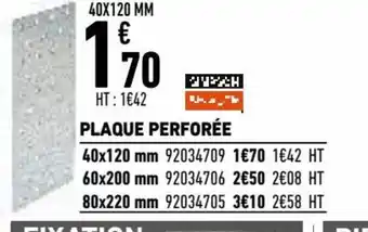 Brico Cash Plaque perforée offre