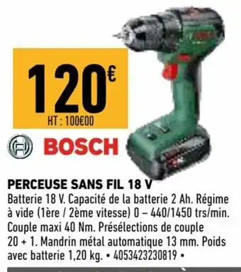 Perceuse sans fil 18 V