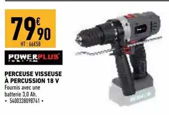 Brico Cash Perceuse visseuse a percussion 18 V offre