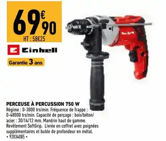 Brico Cash Perceuse à percussion 750 W offre