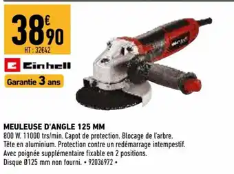 Brico Cash Meuleuse d'angle 125 MM offre