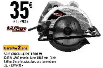 Brico Cash Scie circulaire 1200 W offre