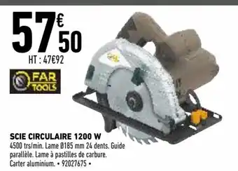 Brico Cash Scie circulaire 1200 W offre