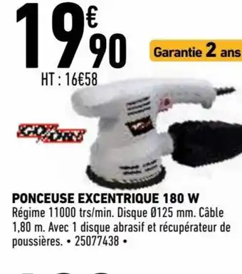 Brico Cash Ponceuse excentrique 180 W offre