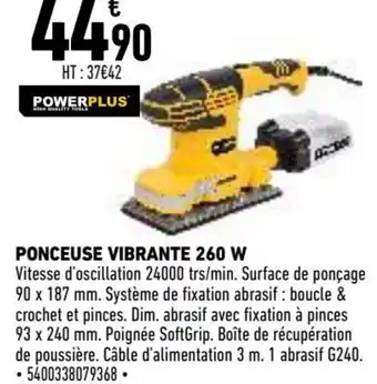 Ponceuse vibrante 260 W