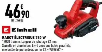 Rabot électrique 750 W