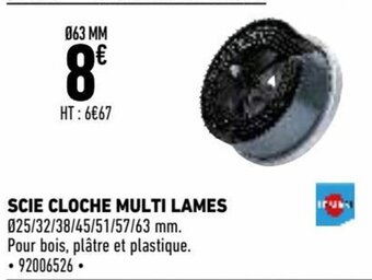 Scie cloche multi lames