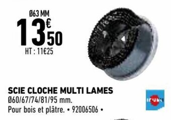 Scie cloche multi lames