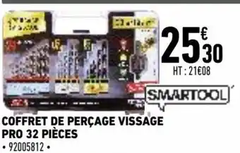 Brico Cash Coffret de percage vissage pro 32 pièces offre