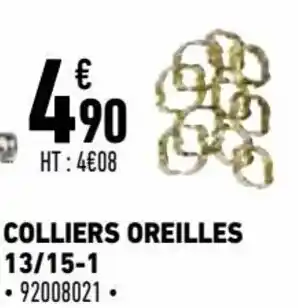 Colliers oreilles 13/15-1