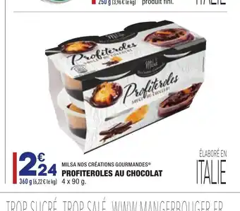 Profiteroles Au Chocolat