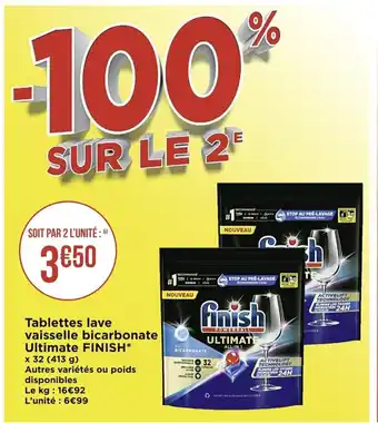 Casino Supermarchés Tablettes Lave Vaisselle Bicarbonate offre