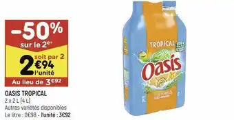 Leader Price Oasis tropical offre