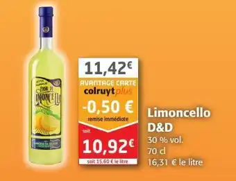 Colruyt Limoncello d et d offre
