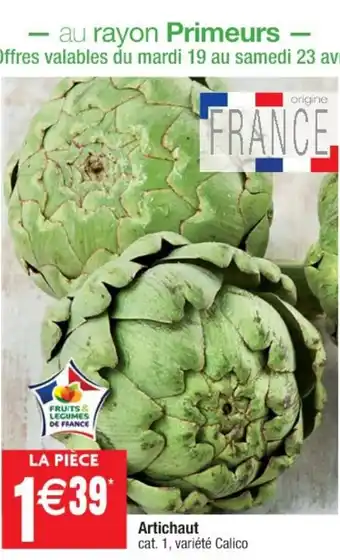 Cora x Carrefour Artichaut offre