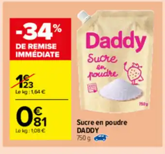 Carrefour Market Sucre En Poudre Daddy offre
