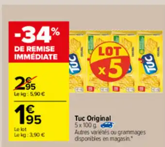 Carrefour Market Tuc Original offre