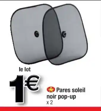 Cora x Carrefour Pares soleil noir pop-up offre