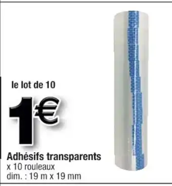 Cora x Carrefour Adhésif transparents offre