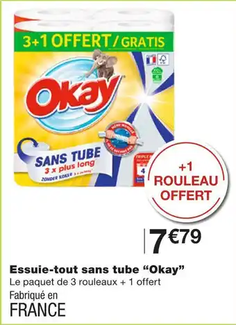 Monoprix Okay essuie-tout sans tube offre