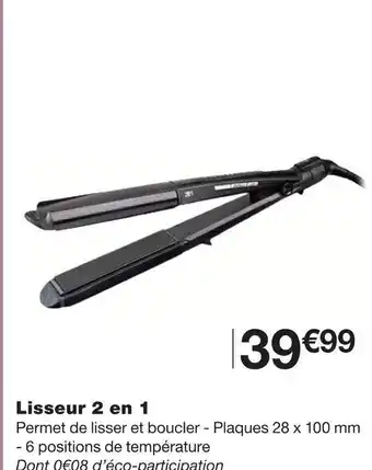 Lisseur 2 en 1