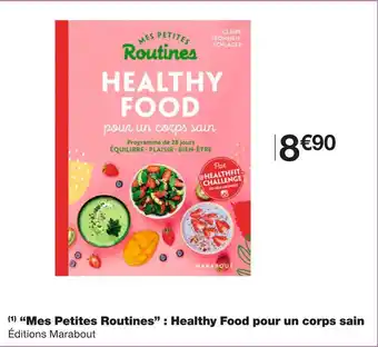Monoprix “mes petites routines” : healthy food pour un corps sain offre