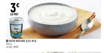 Skyr nature 0,2% m.g.