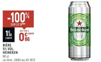 Spar Heineken bière 5% vol. offre