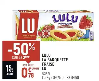 Spar Lu lulu la barquette fraise offre
