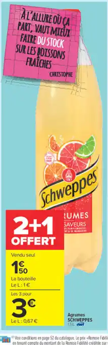 Agrumes Schweppes