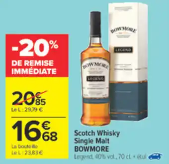 Carrefour Market Scotch Whisky Single Malt offre