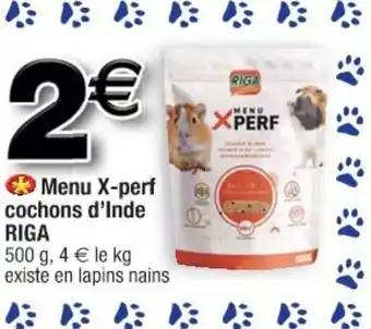 Cora x Carrefour Menu X-perf cochons d'Inde riga offre
