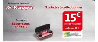Auchan écouteurs Sans Fil Kappa offre