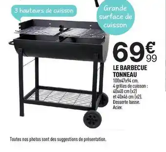 Centrakor Le Barbecue Tonneau offre