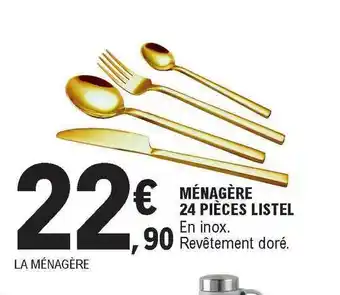 Ménagère 24 Pièces Listel