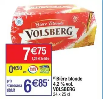 Cora x Carrefour Bière blonde offre