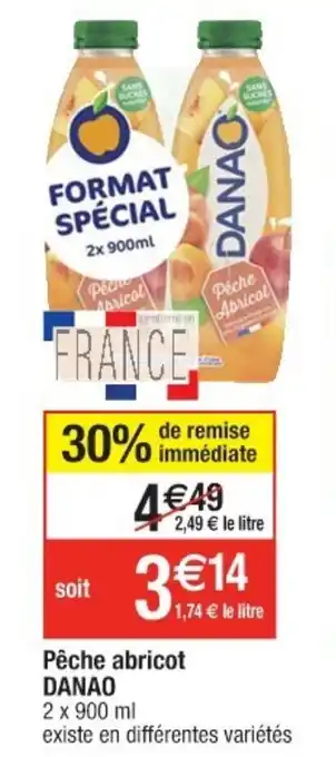 Cora x Carrefour Pêche abricot Danao offre