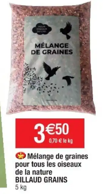 Cora x Carrefour Mélange de graines pour tous les oiseaux de la nature offre