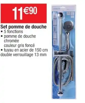 Cora x Carrefour Set pomme de douche offre